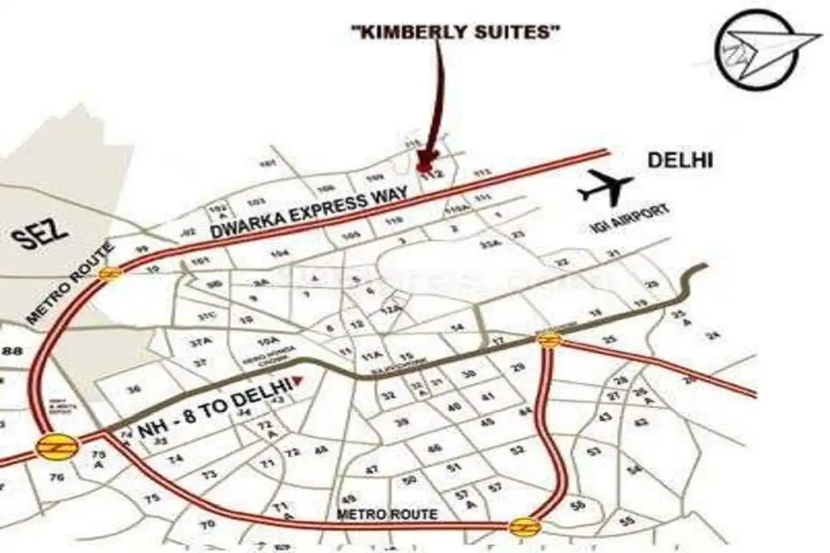 eminence kimbirley suits sector 112 gurgaon location